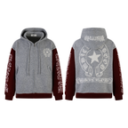 Omirad Vintage Star Knit Zip Hoodie