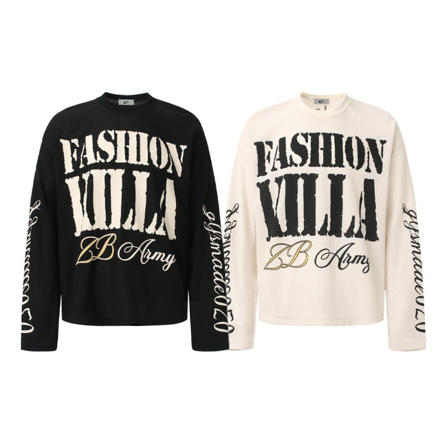 Omirad Fashion Villa Waffle Long Sleeve Hover Image