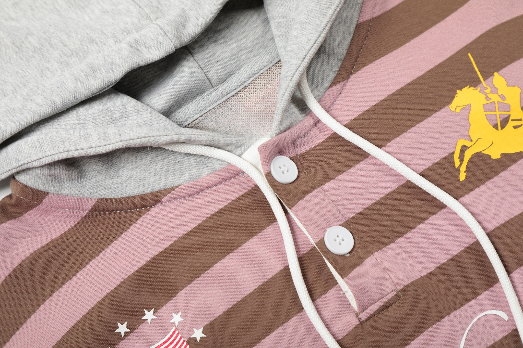 Omirad Striped Rugby Hoodie