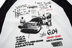 Omirad Vintage Street Graphic Raglan Long Sleeve