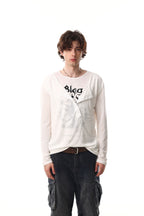 Omirad Graphic Long Sleeve Henley Tee