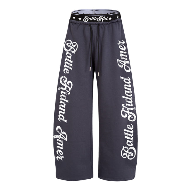 Omirad Script Logo Wide-Leg Sweatpants Main Image