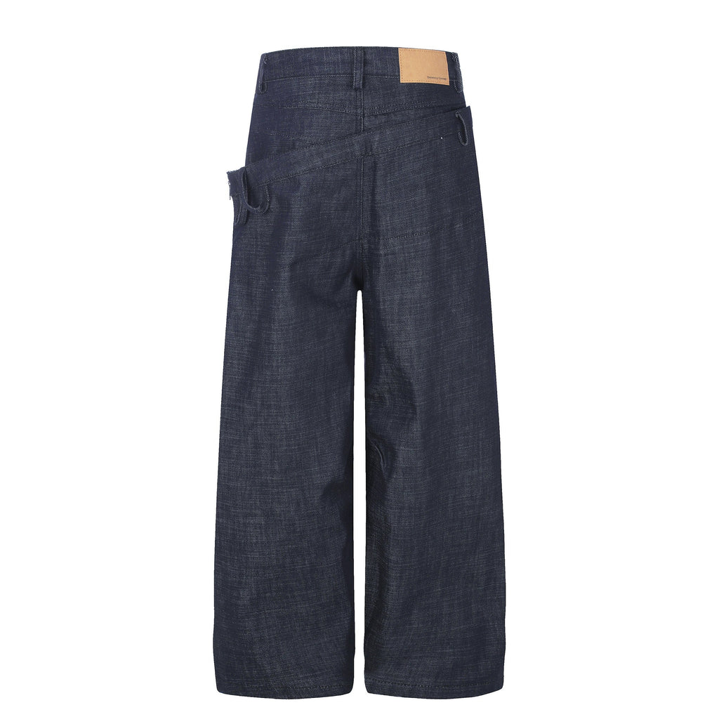 Omirad Layered Waist Wide-Leg Jeans
