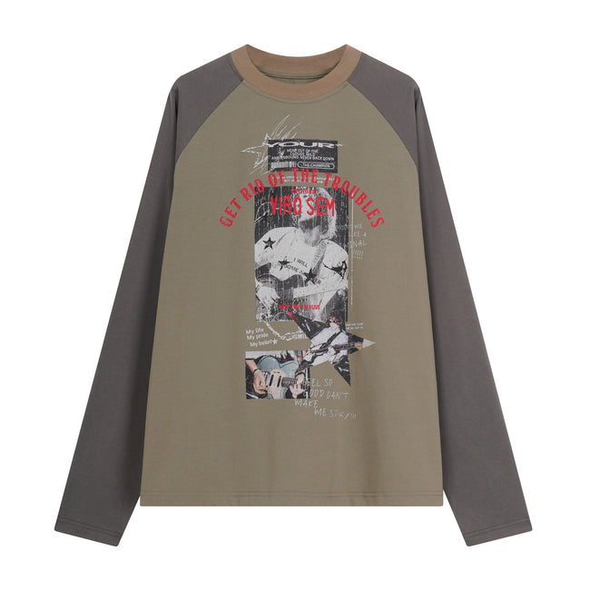 Omirad Raglan Graphic Long Sleeve Tee Hover Image