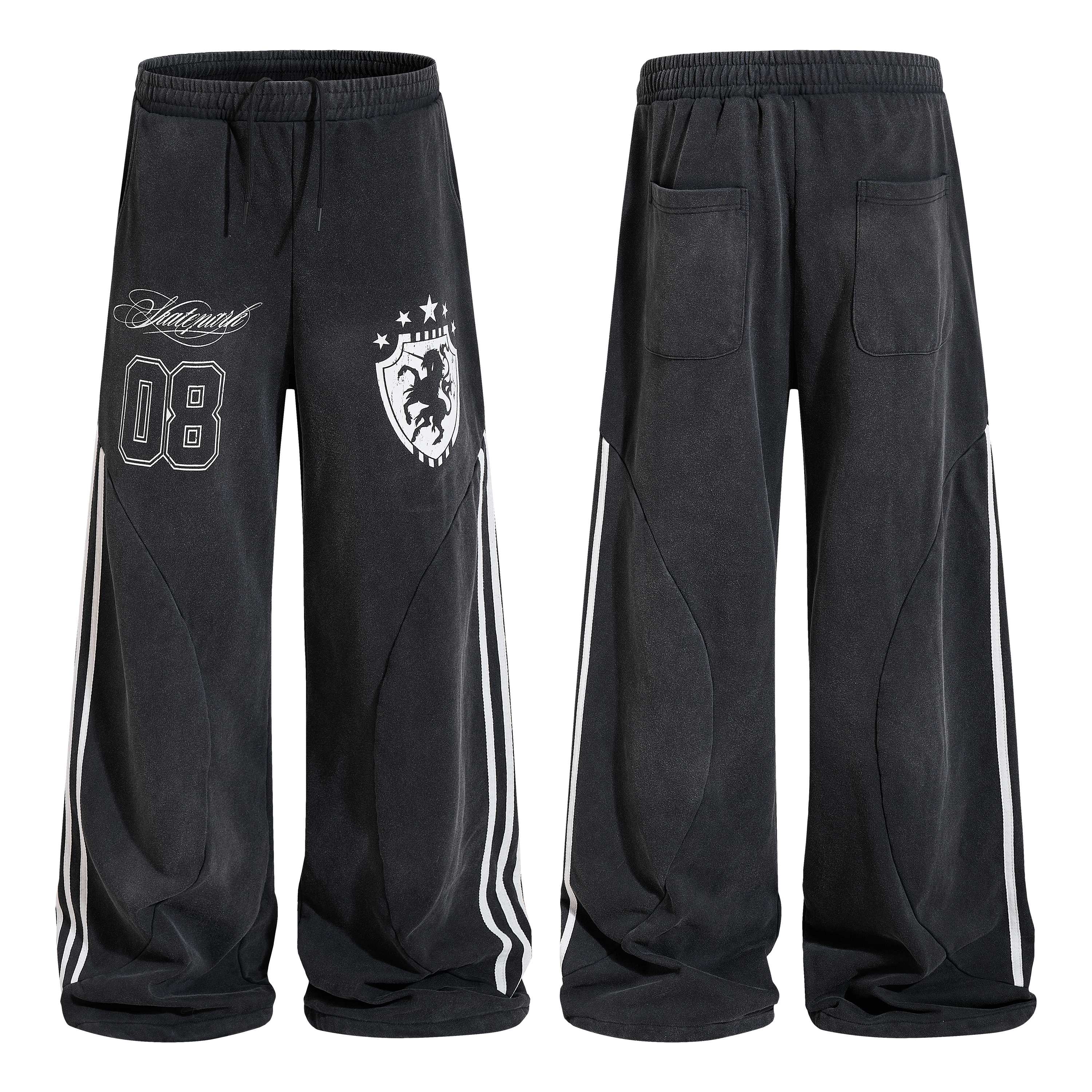 Omirad Wide-Leg Track Sweatpants