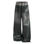 Omirad Vintage Leopard Layered Sweatpants