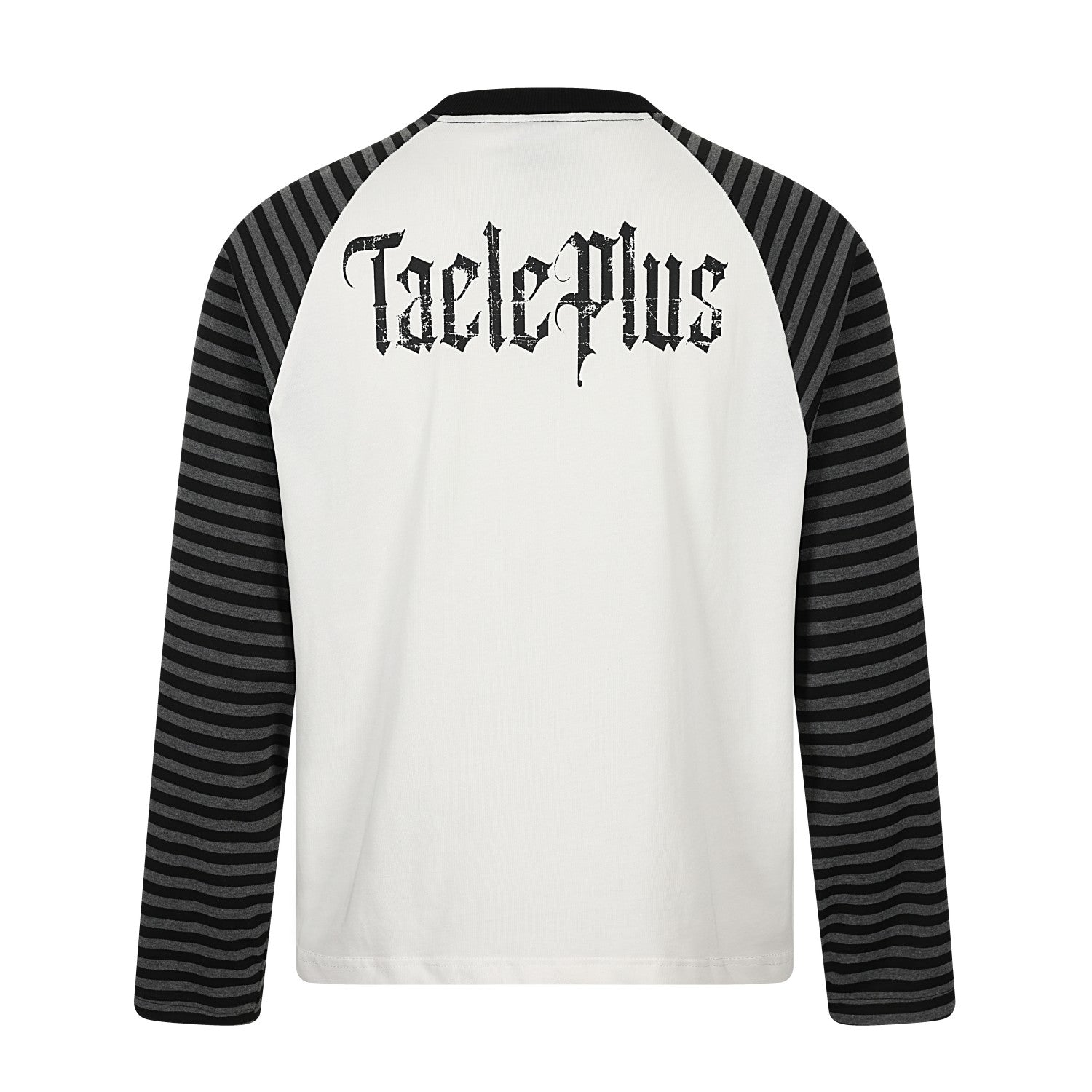 Omirad Gothic Stripe Raglan Long Sleeve Tee