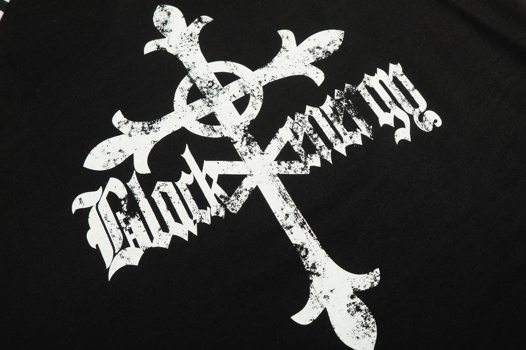 Omirad Cross Graphic Raglan Long Sleeve Tee