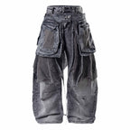 Omirad Convertible Utility Baggy Jeans
