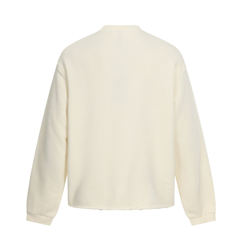 Omirad Graphic Textured Sweatshirt