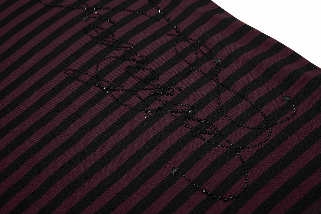 Omirad Rhinestone Stripe Tee