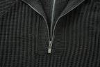 Omirad Minimalist Half-Zip Knit Sweater