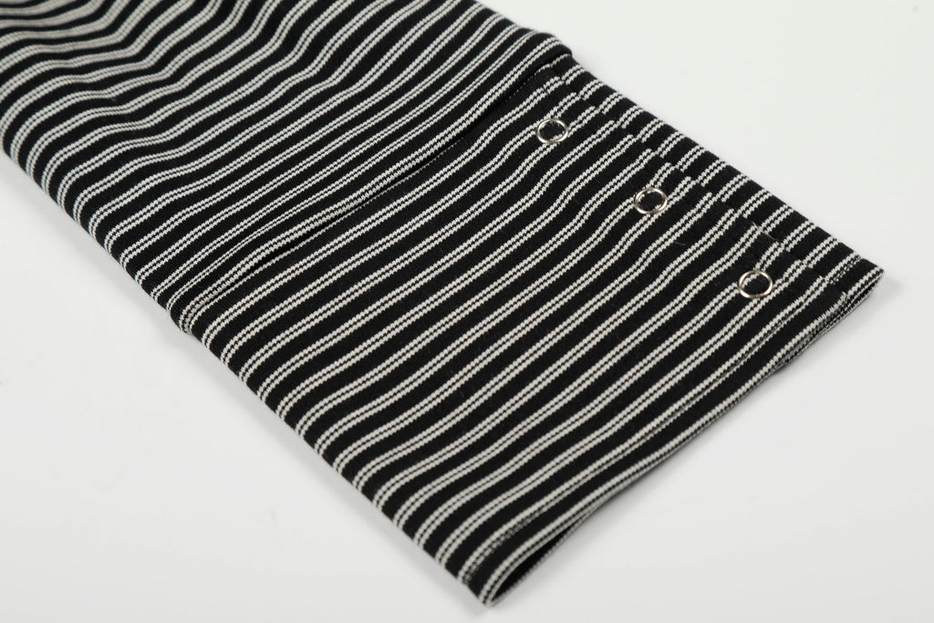 Omirad Striped Graphic Zip Hoodie
