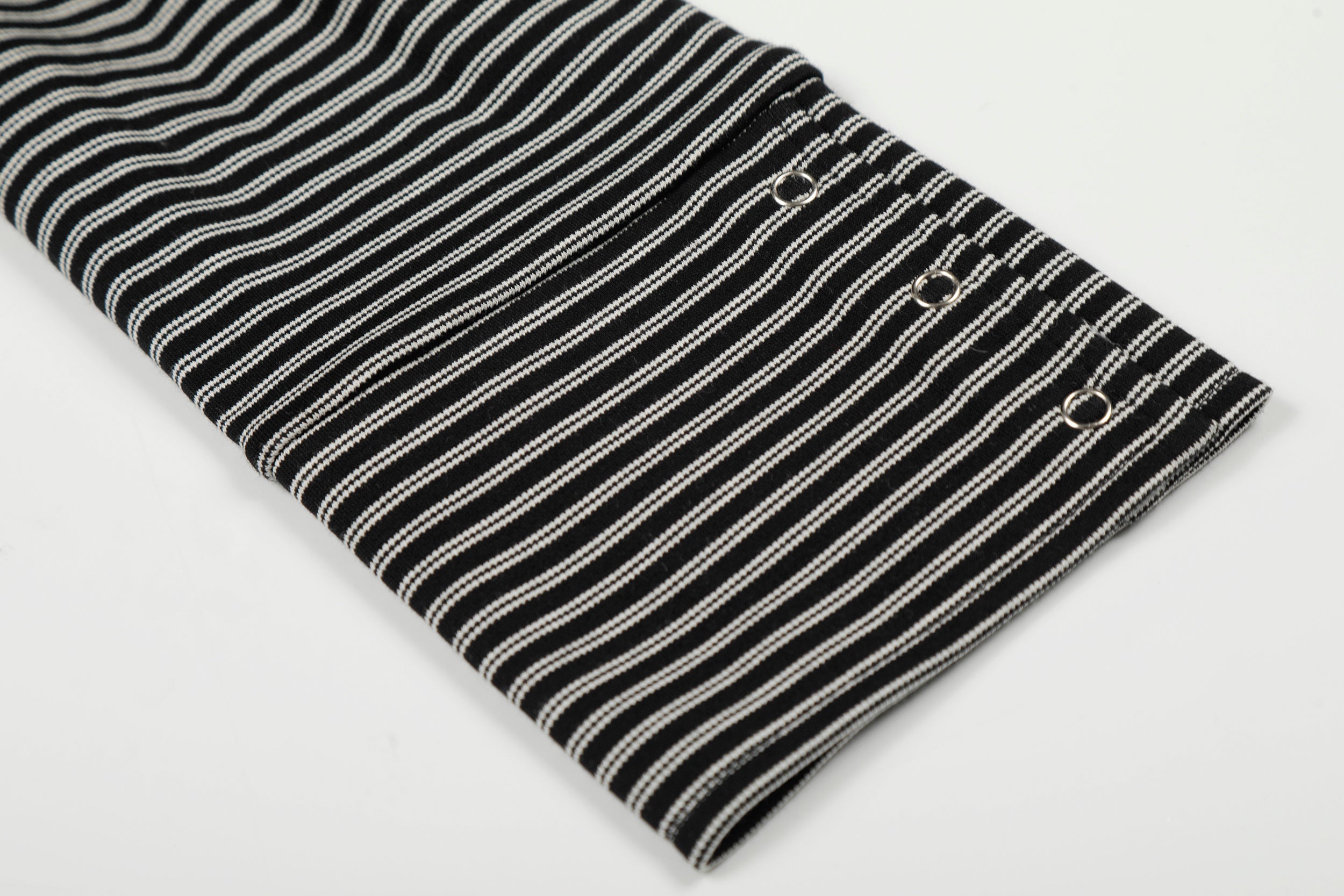 Omirad Striped Graphic Zip Hoodie