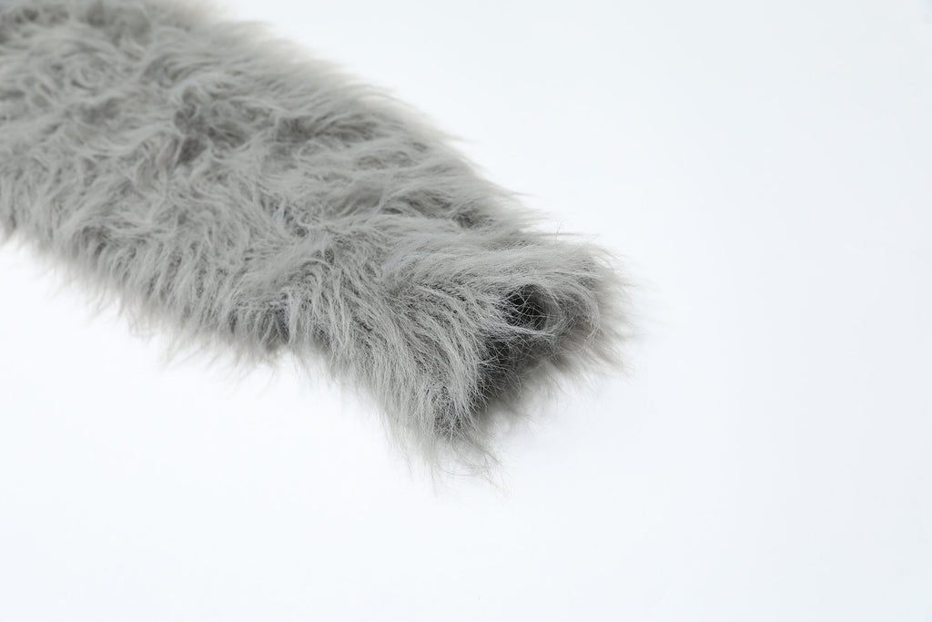 Omirad Fuzzy Patch Knit Sweater