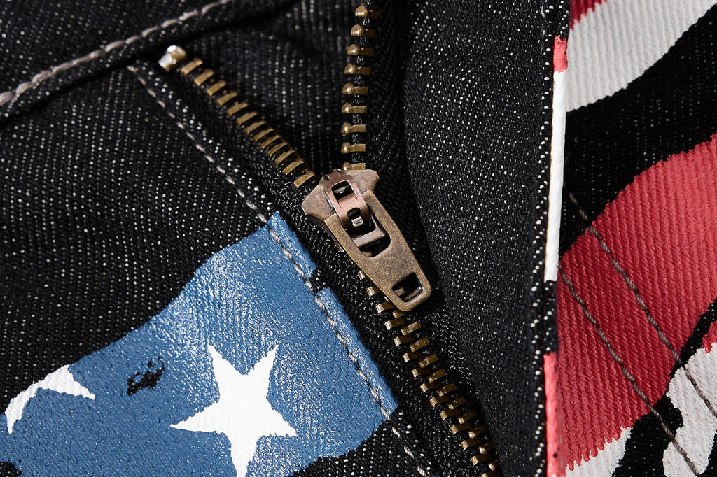 Omirad Vintage Flag Baggy Jeans