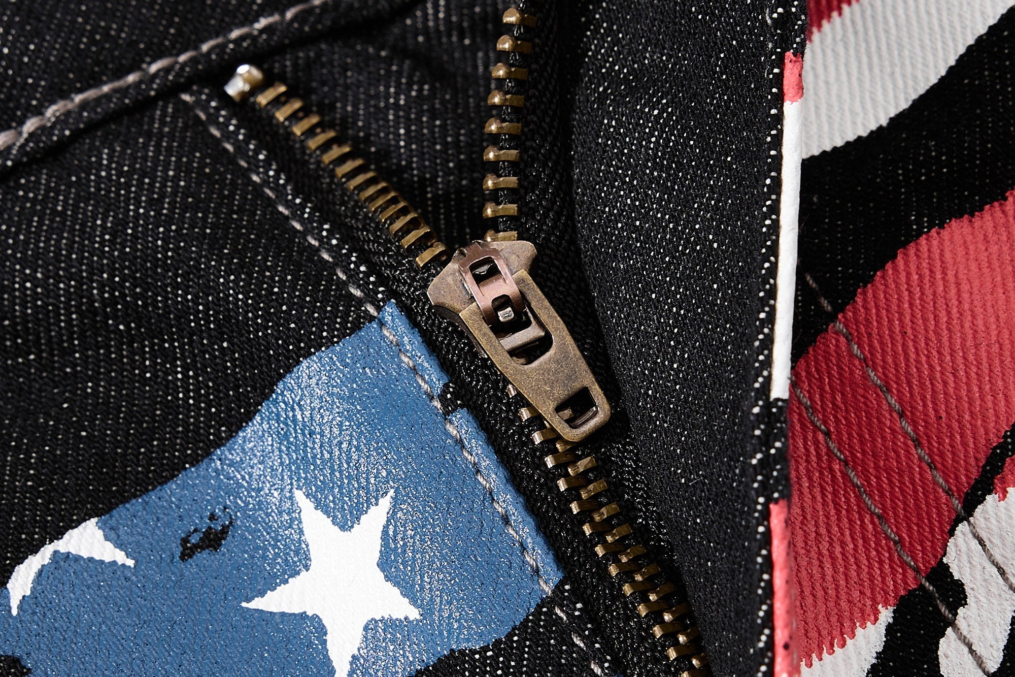 Omirad Vintage Flag Baggy Jeans