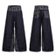 Omirad Layered Zebra Wide-Leg Jeans