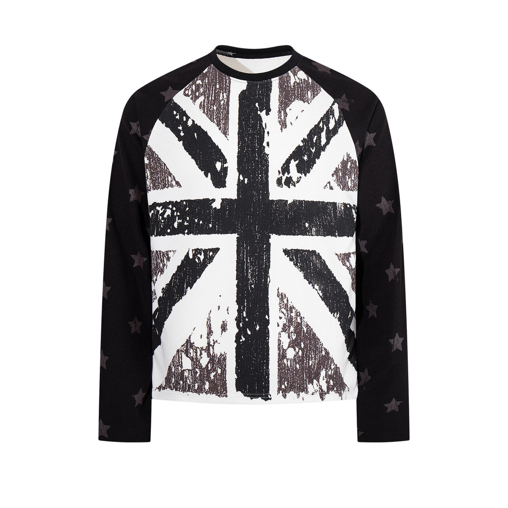 Omirad Vintage Union Jack Raglan Long Sleeve