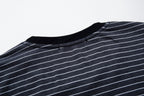 Omirad Striped Graphic Long Sleeve Tee