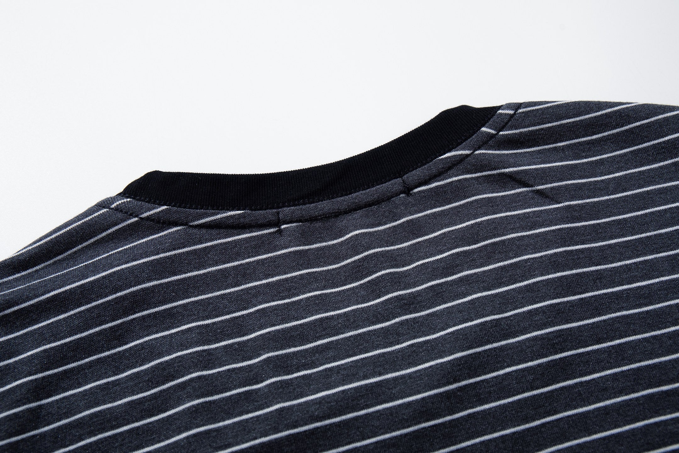Omirad Striped Graphic Long Sleeve Tee