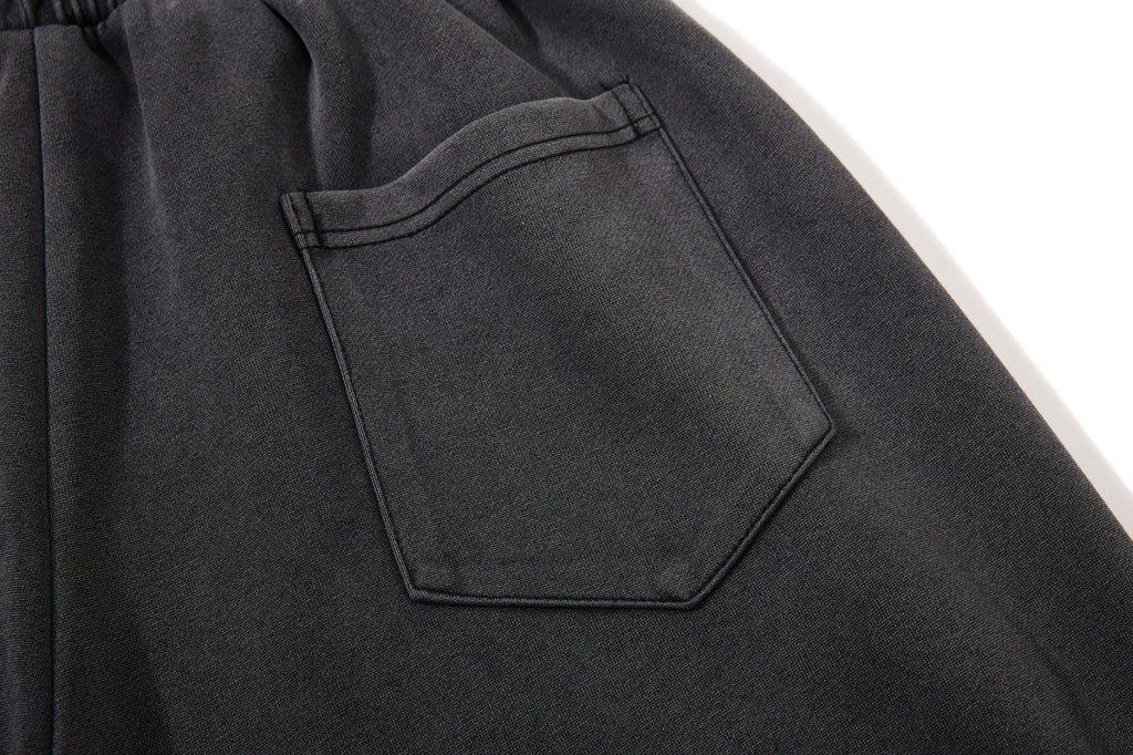 Omirad Cracked Logo Wide-Leg Sweatpants