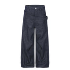 Omirad Layered Waist Wide-Leg Jeans