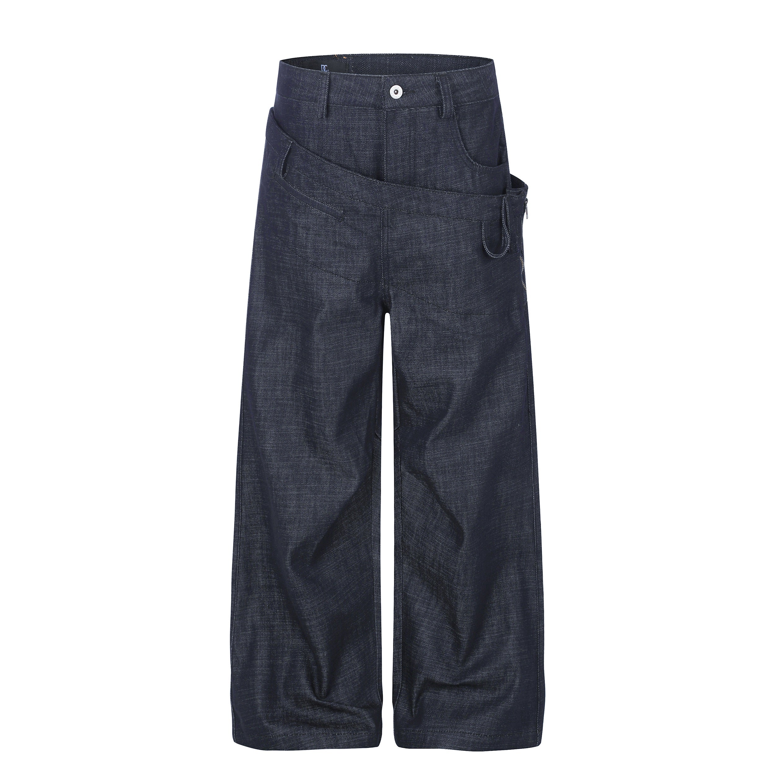 Omirad Layered Waist Wide-Leg Jeans