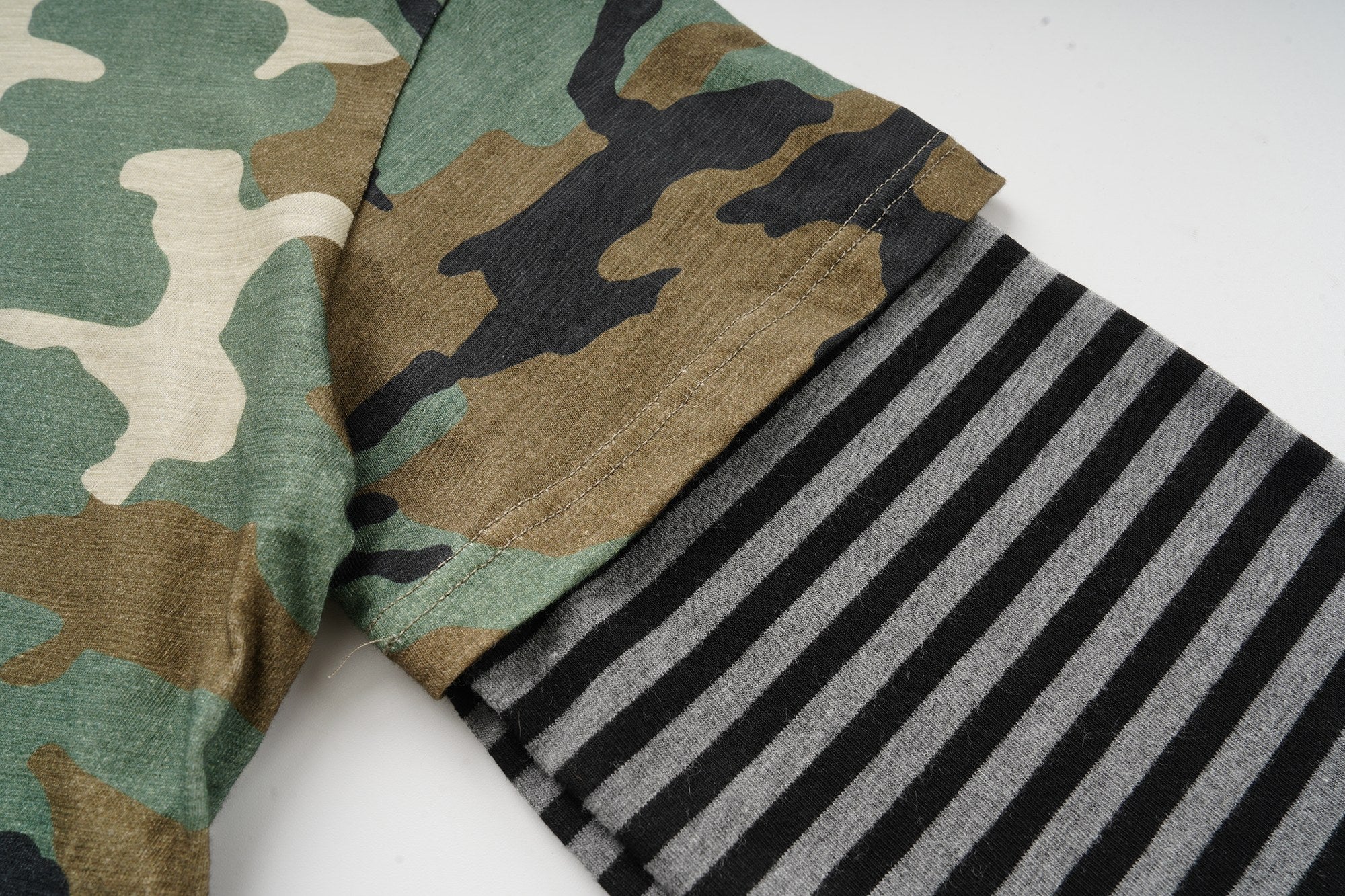Omirad Layered Camo Graphic Long Sleeve Tee