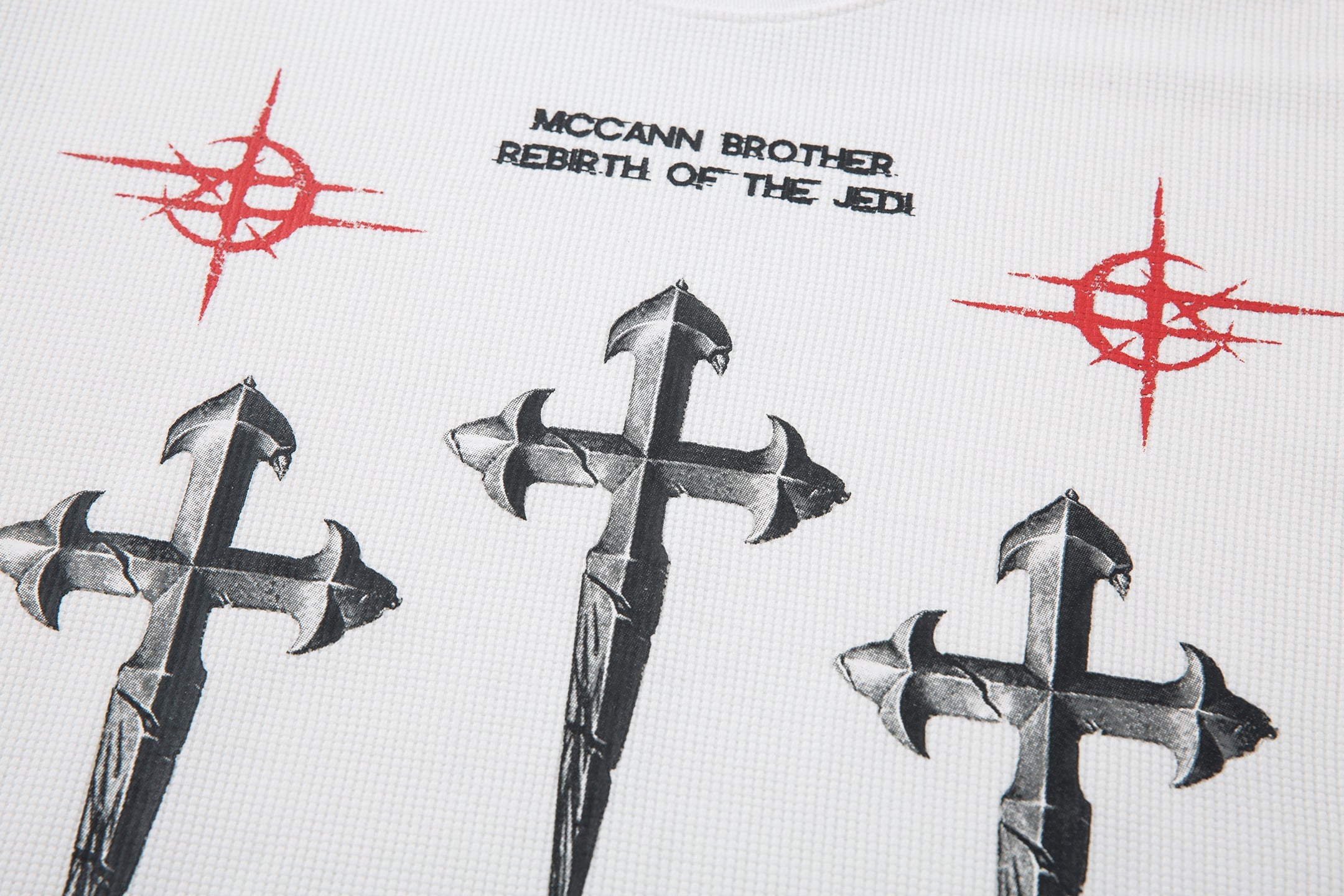 Omirad Gothic Cross Long Sleeve Tee