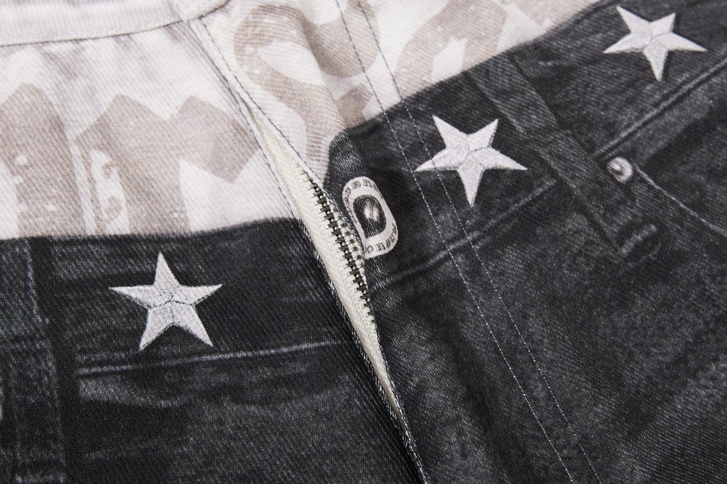 Omirad Layered Distressed Balloon Jeans