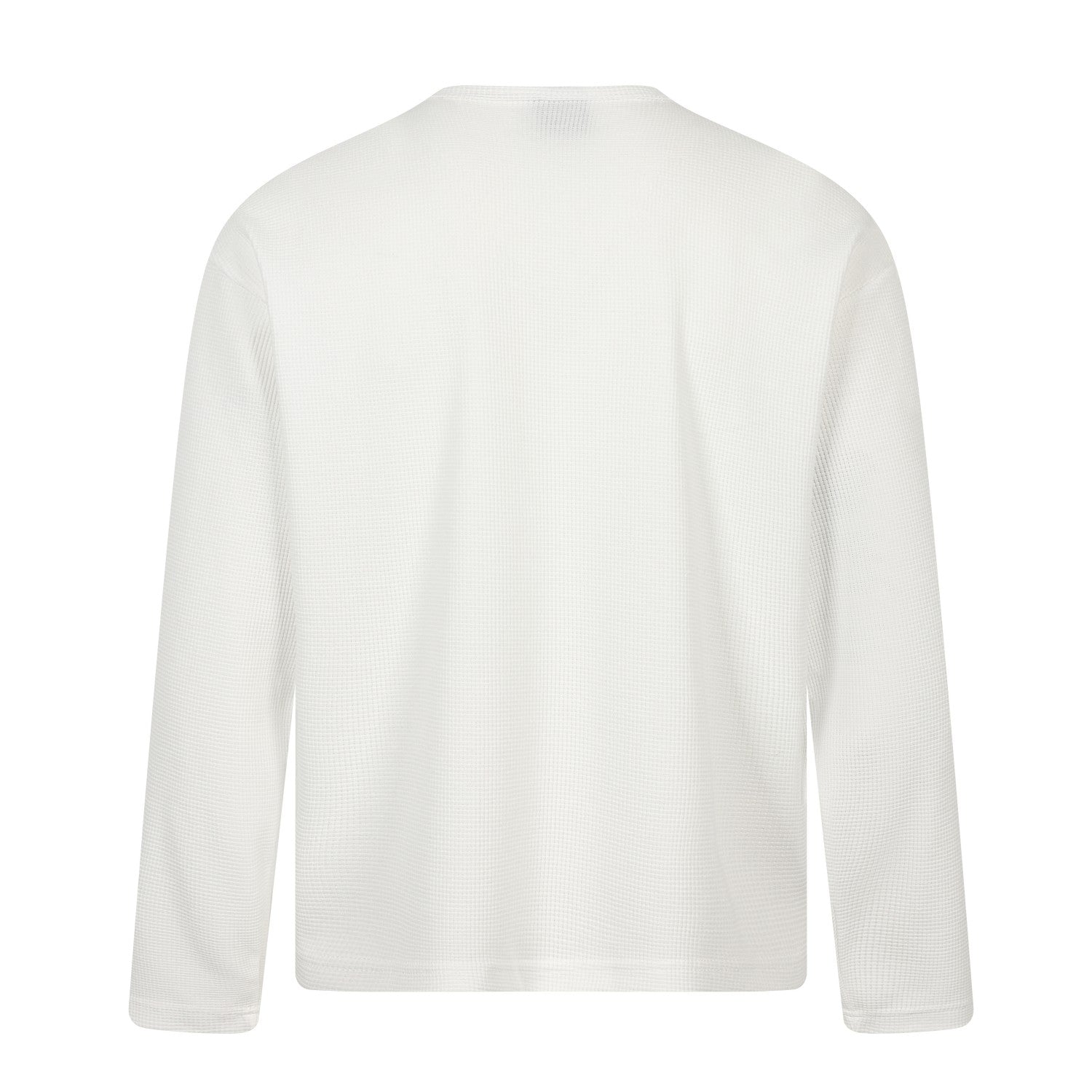 Omirad Cross Graphic Waffle Henley Tee