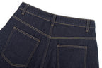 Omirad Distressed Flame Stitch Baggy Jeans