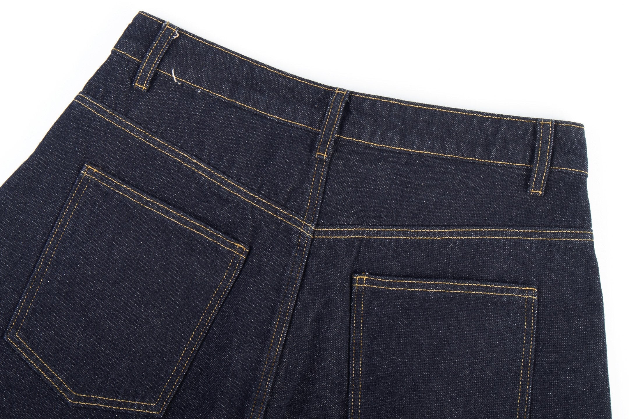 Omirad Distressed Flame Stitch Baggy Jeans