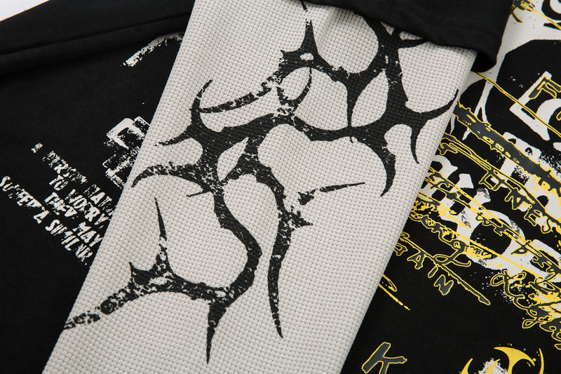 Omirad Layered Graphic Long Sleeve Tee