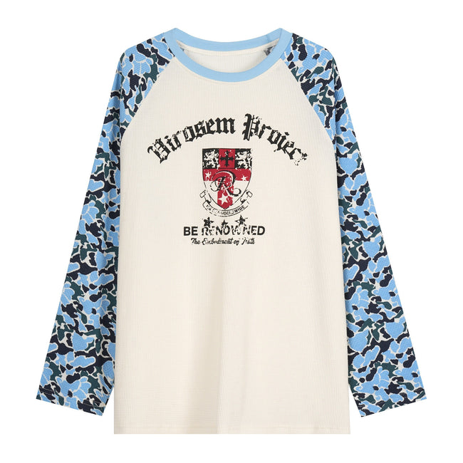 Omirad Camo Raglan Long Sleeve Tee Hover Image
