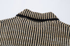 Omirad Striped Textured Zip Jacket