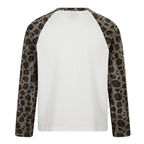 Omirad Leopard Raglan Long Sleeve T-Shirt