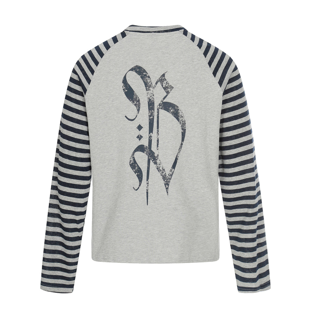 Omirad Cross Graphic Raglan Long Sleeve Tee