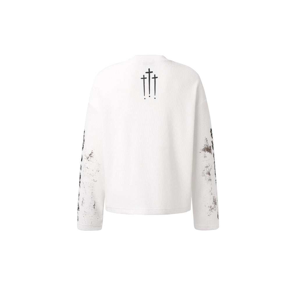 Omirad Vintage Angel Waffle Long Sleeve