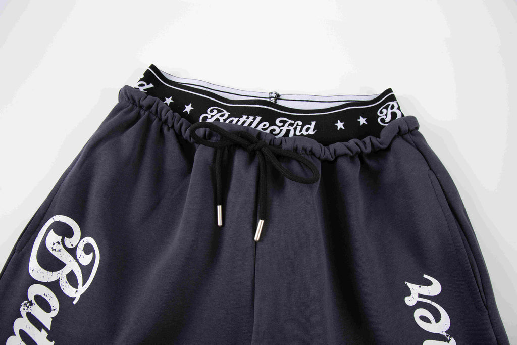 Omirad Script Logo Wide-Leg Sweatpants