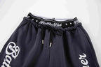 Omirad Script Logo Wide-Leg Sweatpants