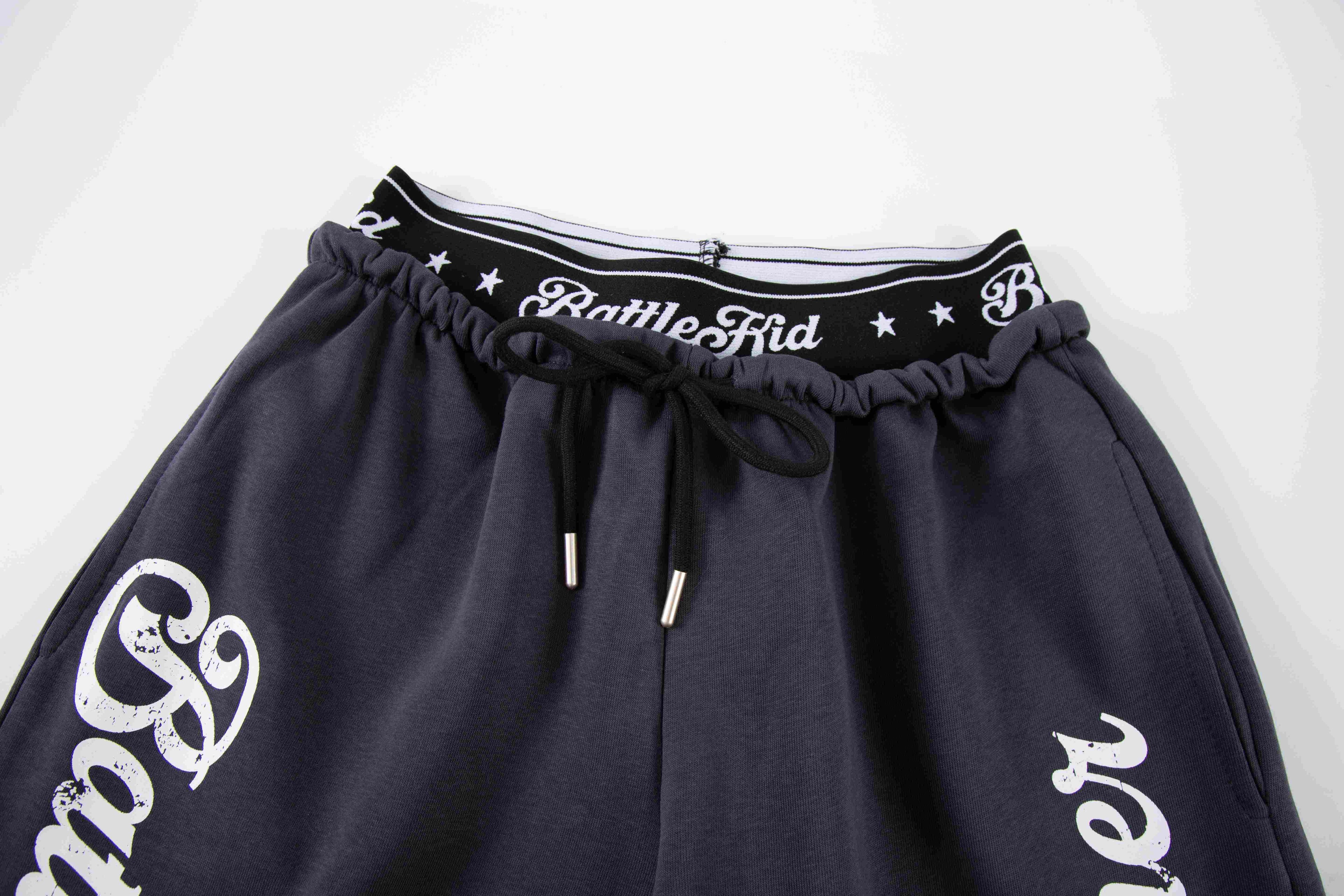 Omirad Script Logo Wide-Leg Sweatpants
