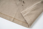 Omirad Layered Camo-Sleeve Distressed Graphic Tee