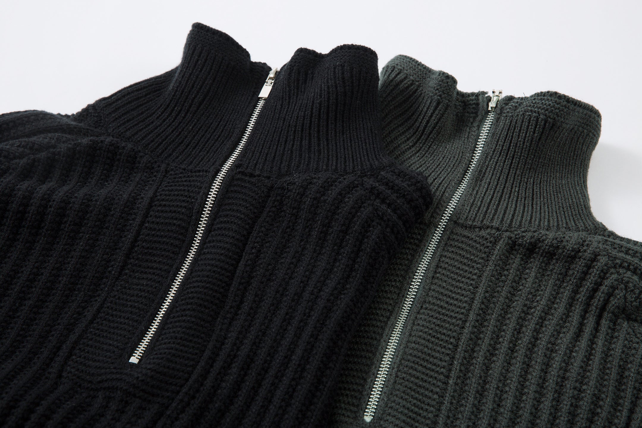 Omirad Minimalist Half-Zip Knit Sweater