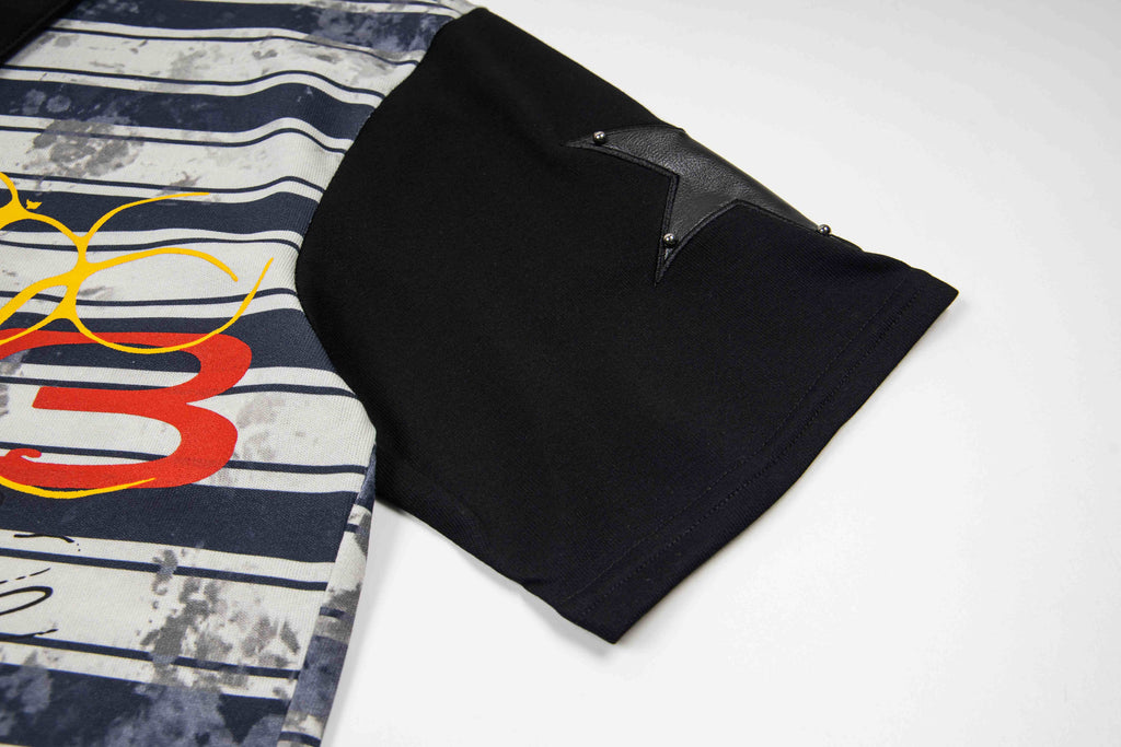 Omirad Vintage Stripe Polo Tee