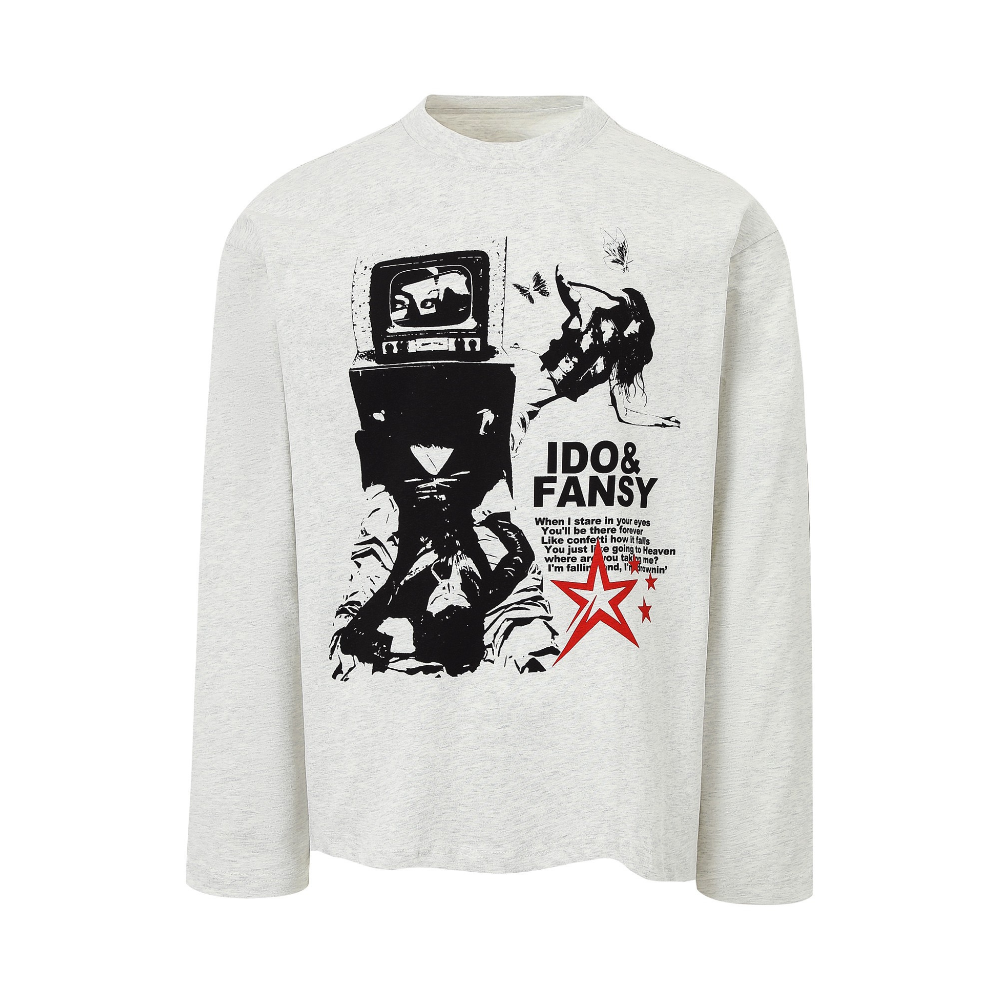 Omirad Graphic Collage Long-Sleeve Tee