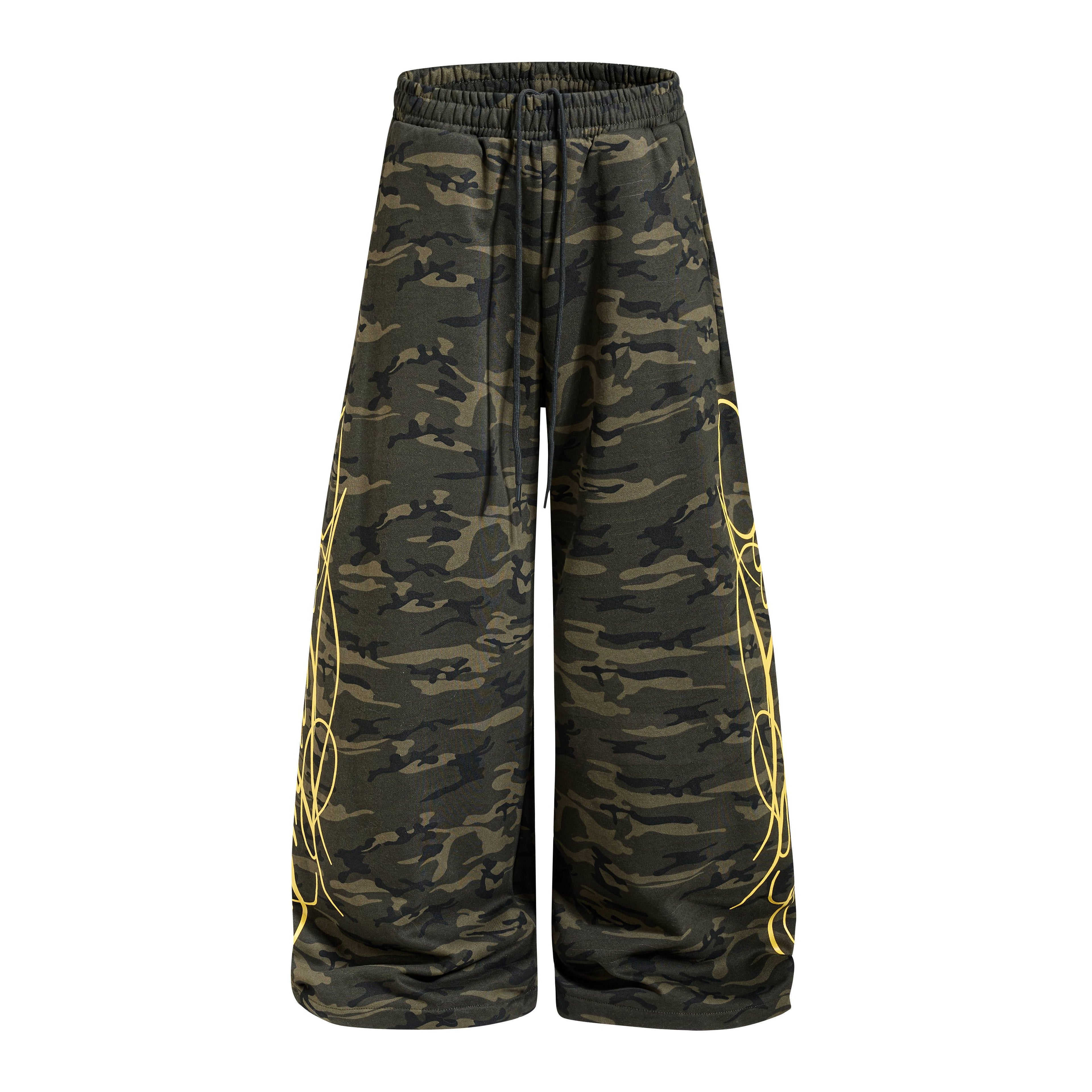 Omirad Wide-Leg Graphic Sweatpants