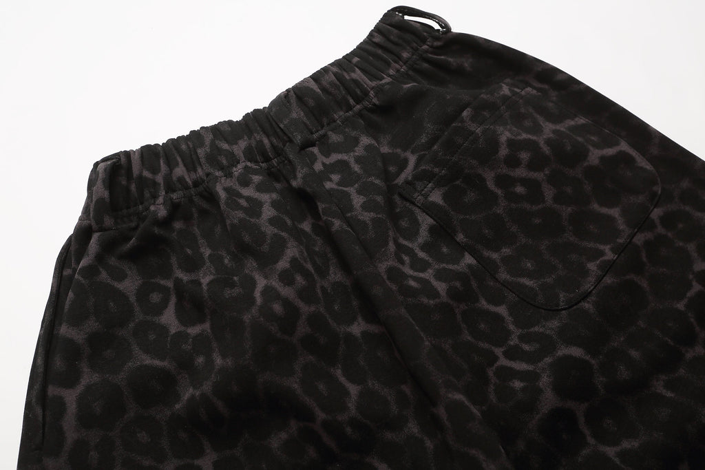 Omirad Leopard Print Loose Shorts