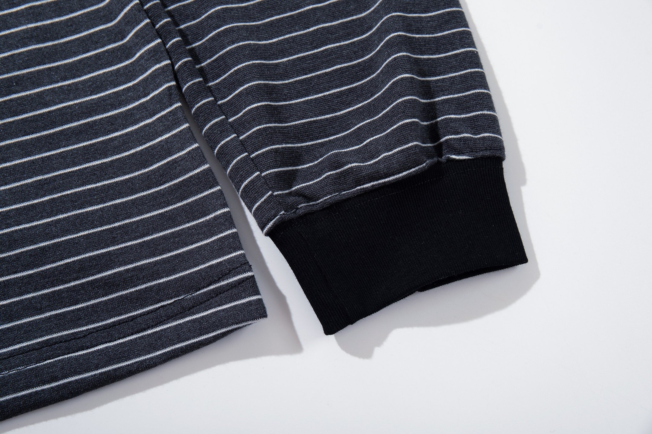 Omirad Striped Graphic Long Sleeve Tee